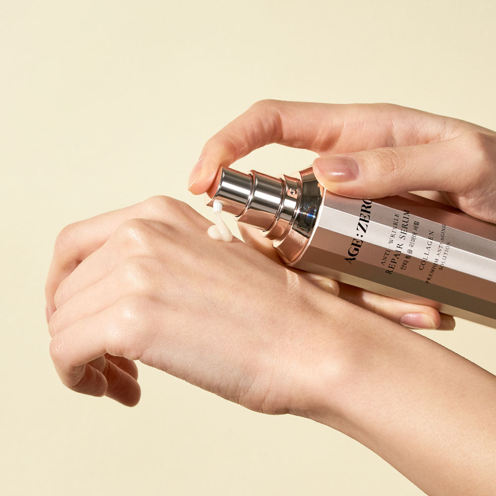 AGE ZERO Set of 4
Zestaw upominkowy zawierający 4 produkty (Skin Softener + Repair Serum + Emulsion + Rich Cream)