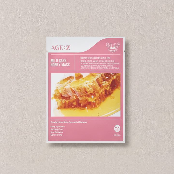AGE:Z Mild Care Honey Mask – maska w płachcie z miodem, zestaw 10 sztuk, K-beauty