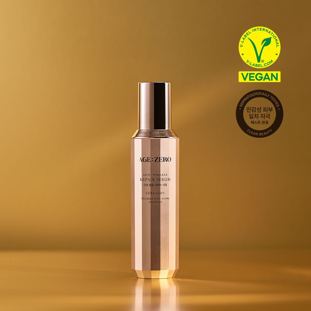 AGE ZERO Set of 4
Zestaw upominkowy zawierający 4 produkty (Skin Softener + Repair Serum + Emulsion + Rich Cream)