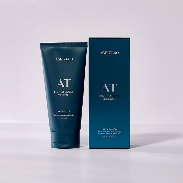 AGE ZERO AT Silk Hair Essence 180ml – koreańska jedwabna esencja do włosów K-beauty
