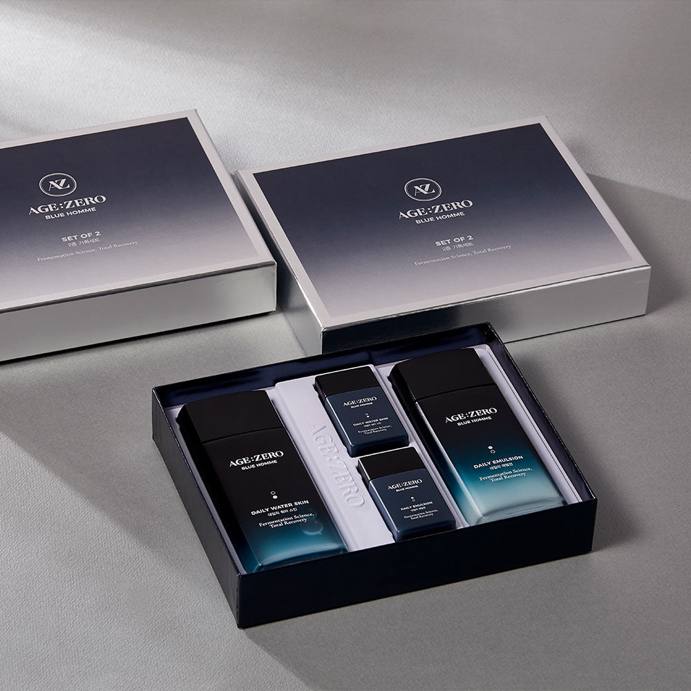 AGE ZERO 
Blue Homme Daily Care Set Zestaw Daily Water + Daily Emulsion