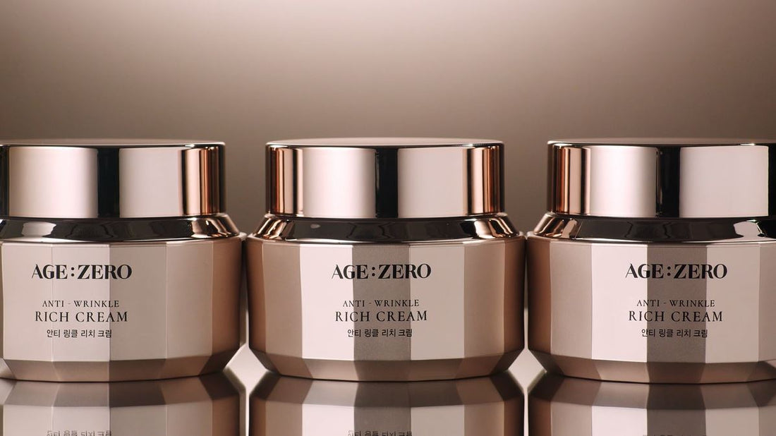 AGE ZERO Rich Cream 50ml – opakowanie koreańskiego kremu przeciwzmarszczkowego Korean Premium
