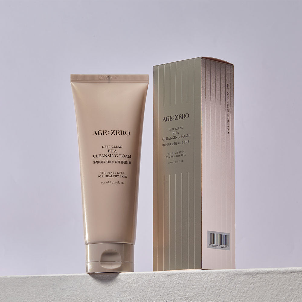 AGE ZERO 
Deep Clean PHA Cleansing Foam Pianka oczyszczająca Deep Clean Pha 150 ml