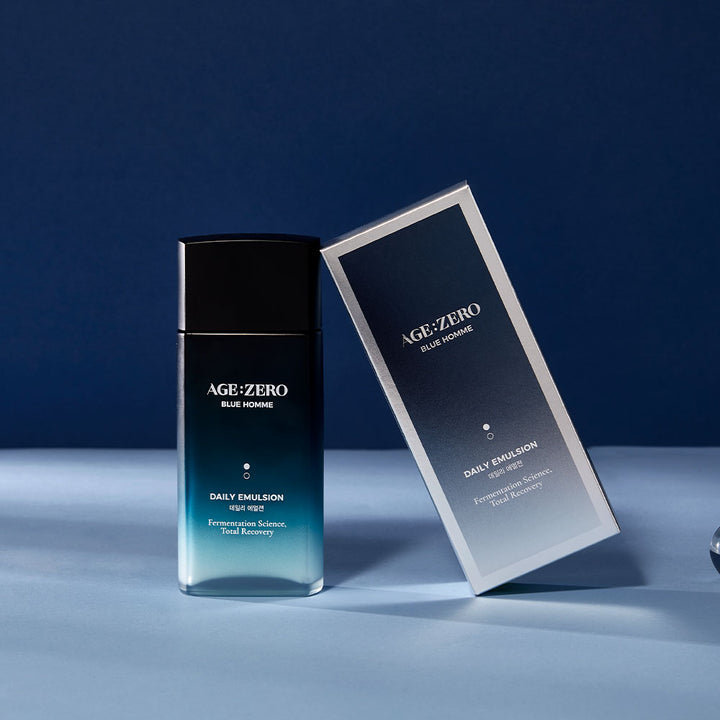 AGE ZERO Blue Homme Daily Emulsion 150ml – koreańska emulsja do codziennej pielęgnacji dla mężczyzn K-beauty
