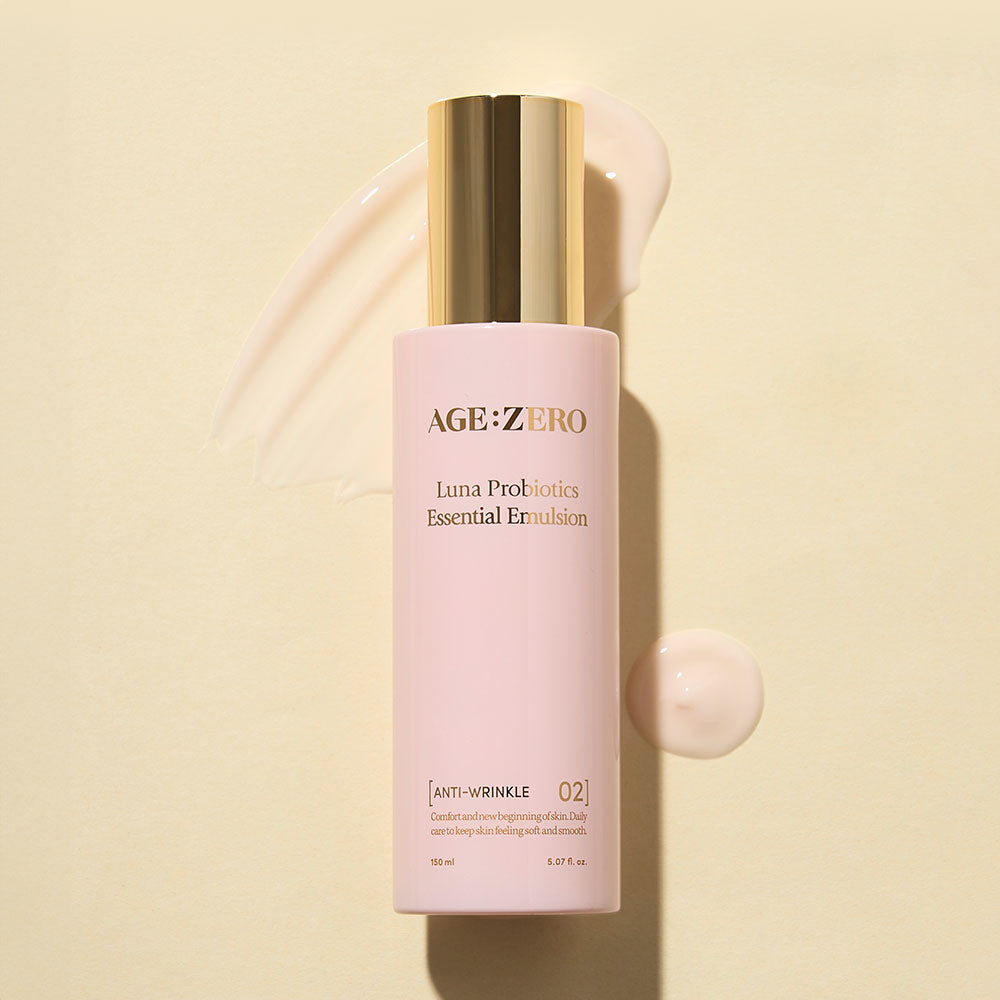 AGE ZERO Luna Probiotics Essential Emulsion 150ml – koreańska emulsja z probiotykami K-beauty
