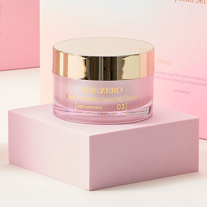 AGE ZERO Luna Probiotics Essential Anti Wrinkle Cream 50ml – koreański krem przeciwzmarszczkowy z probiotykami
