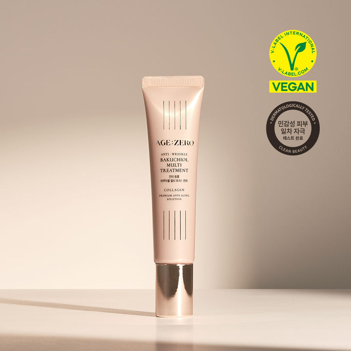 AGE ZERO Bakuchiol Multitreatment – koreański krem z roślinnym retinolem K-beauty

