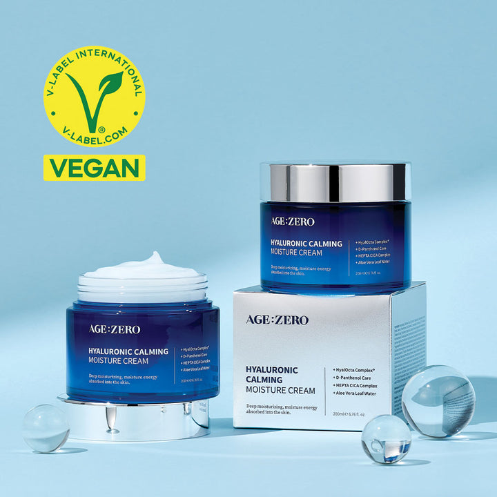 AGE ZERO Hyaluronic Calming Moisture Cream
Krem nawilżający z kwasem hialuronowym 200ml