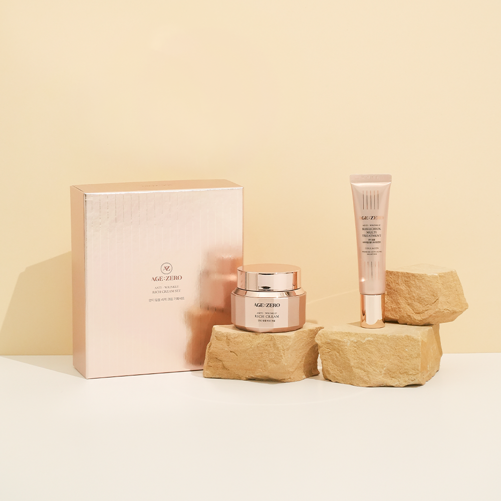 AGE ZERO Rich Cream Set
Zestaw upominkowy z kremem (Rich Cream + Bakuchiol Multitreatment)