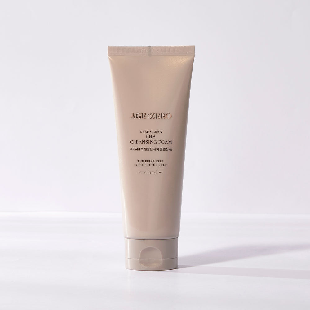 AGE ZERO 
Deep Clean PHA Cleansing Foam Pianka oczyszczająca Deep Clean Pha 150 ml
