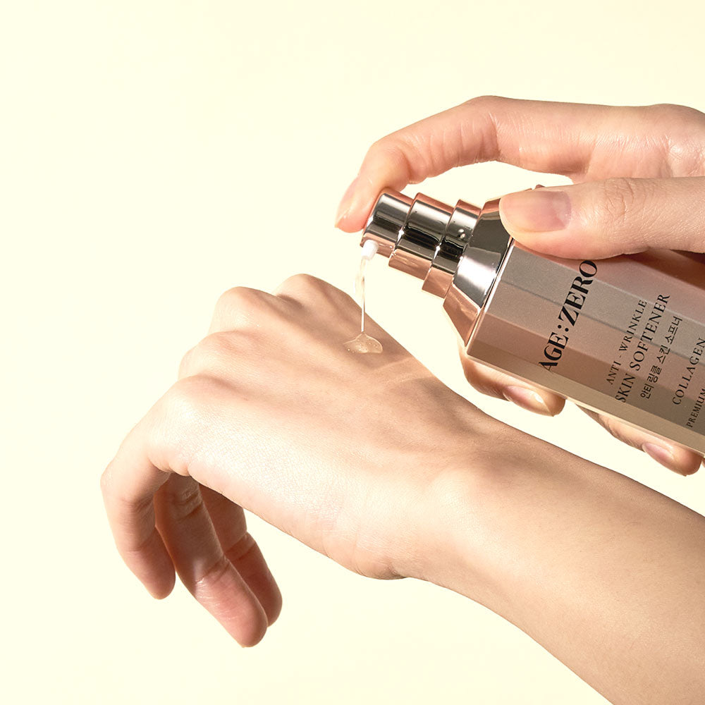 AGE ZERO Anti Wrinkle Skin Softener – delikatna formuła toniku anti-aging Korean Premium
