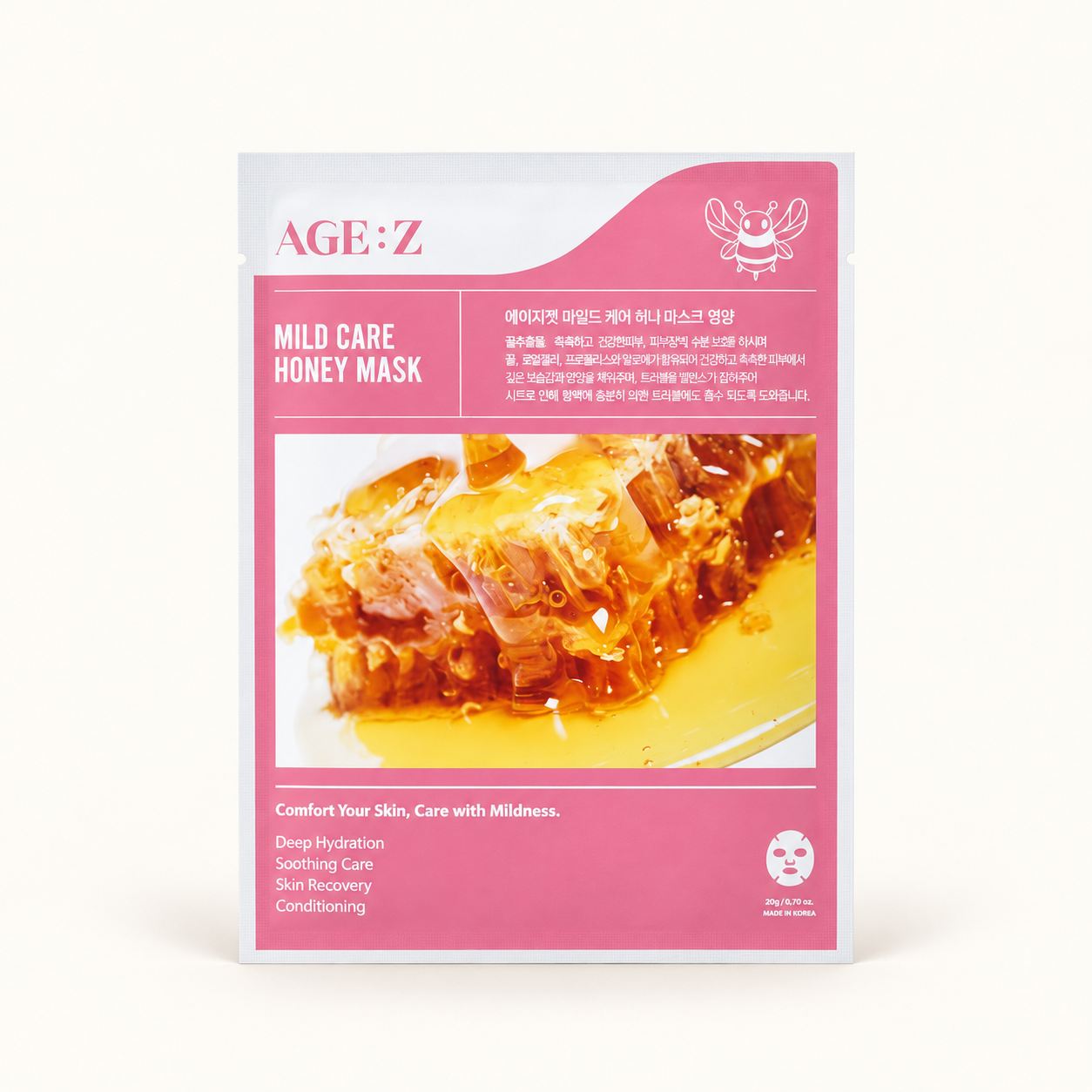 AGE:Z Mild Care Honey Mask 10 szt. — zdjęcie główne
