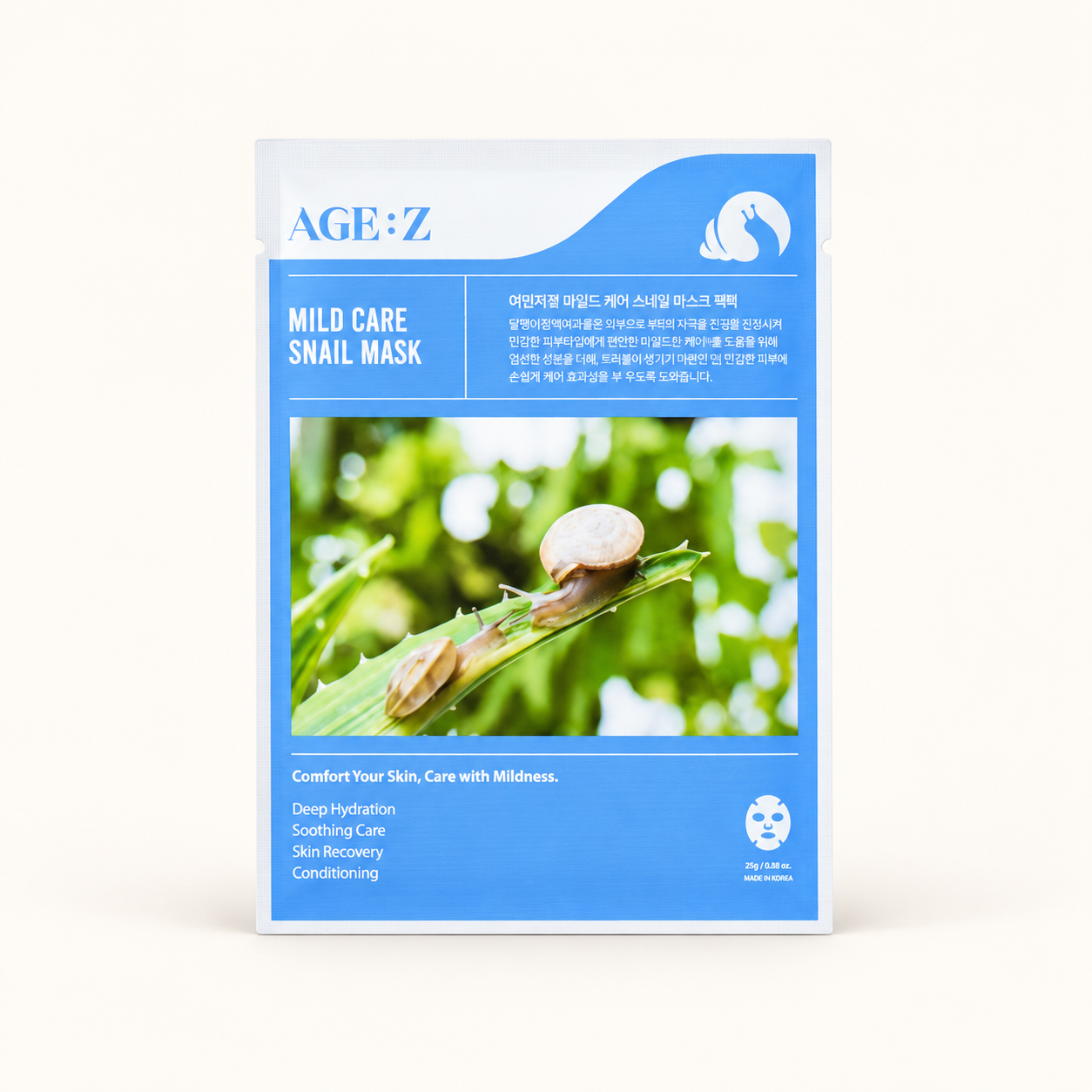 AGE:Z Mild Care Snail Mask 10 szt — zdjęcie główne
