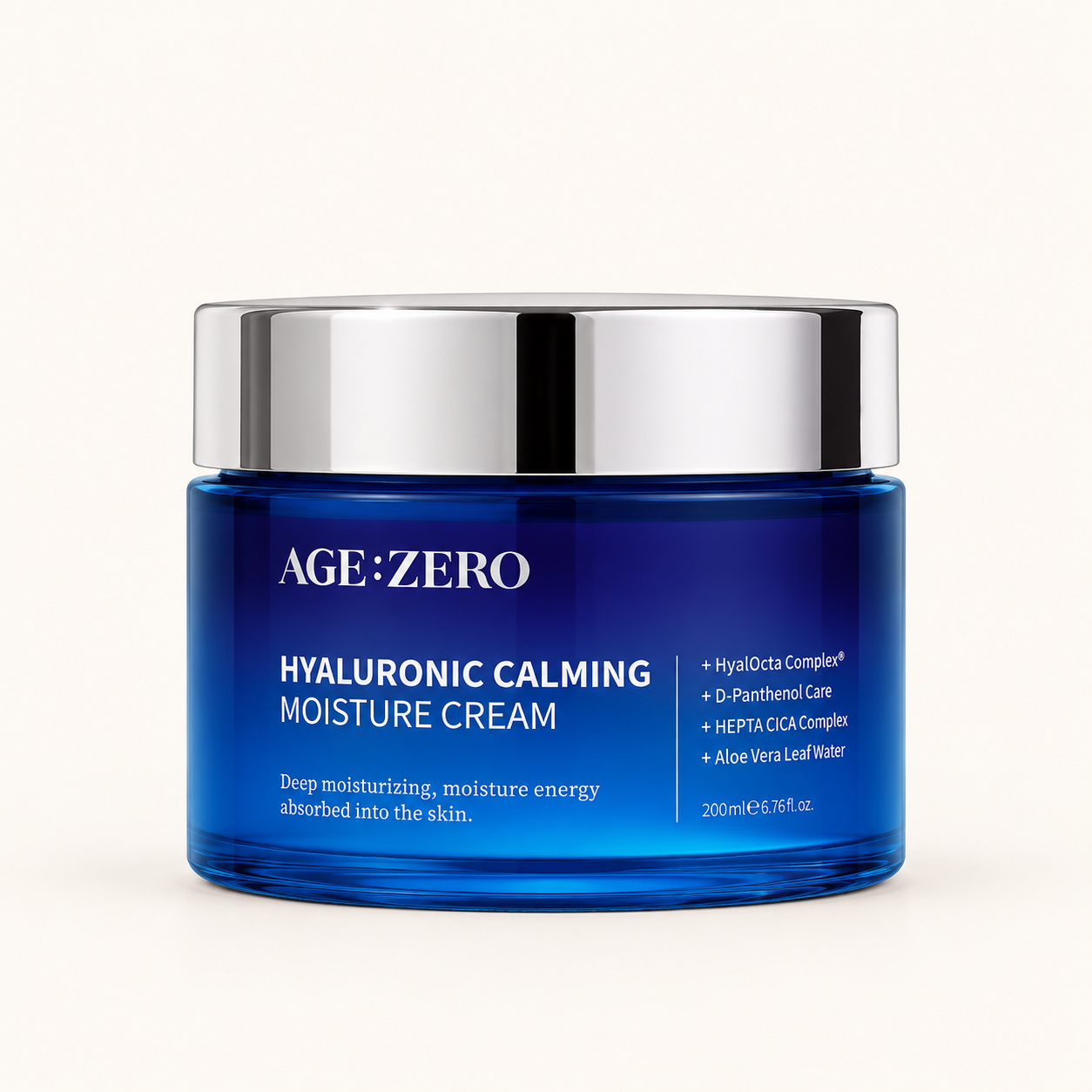 AGE ZERO Hyaluronic Calming Moisture Cream
Krem nawilżający z kwasem hialuronowym 200ml — zdjęcie główne